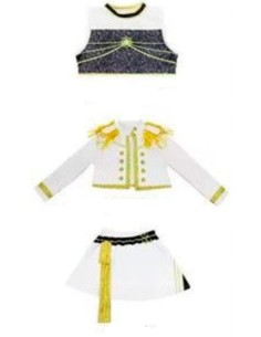 DISFRAZ BLANCO DE CANTANTE DE BAILE INFANTIL 2