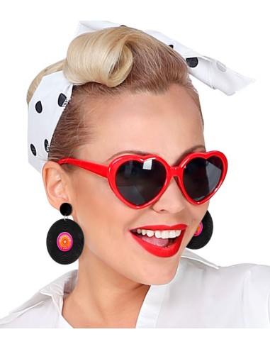 PENDIENTES DISCO VINILO