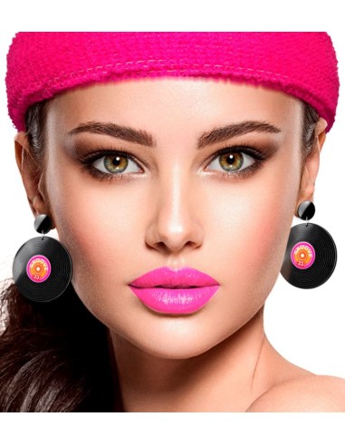 PENDIENTES DISCO VINILO