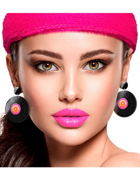 PENDIENTES DISCO VINILO