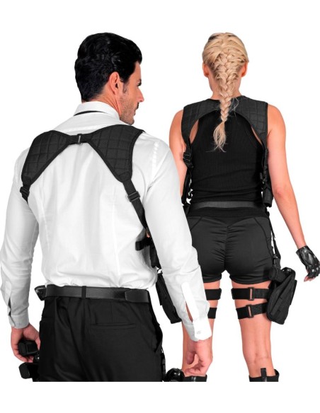 FUNDA NEGRA PISTOLA DE HOMBRO TÁCTICA