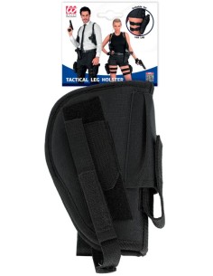FUNDA NEGRA PARA PIERNA IZQUIERDA TÁCTICA 2