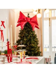 GLOBO FOIL LAZO ROJO  2