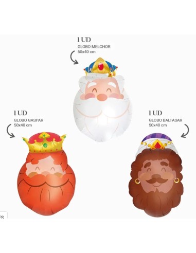 GLOBOS REYES MAGOS 3 UND