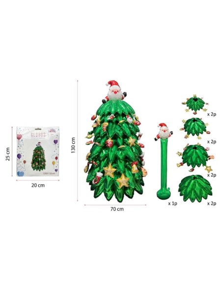 GLOBO FOIL ÁRBOL DE NAVIDAD