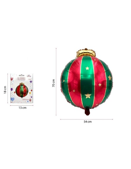 GLOBO FOIL BOLA DE NAVIDAD