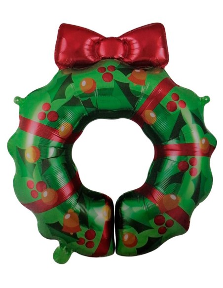 GLOBO FOIL CORONA DE NAVIDAD