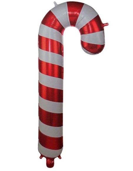 GLOBO FOIL BASTÓN CARAMELO NAVIDAD