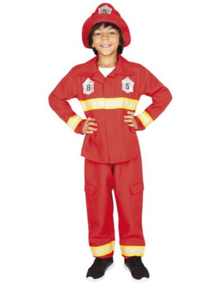 DISFRAZ DE BOMBERO INFANTIL