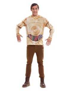CAMISETA C3PO MANGA LARGA ADULTO