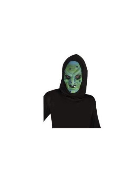 CARETA BRUJA CON CAPUCHA INFANTIL