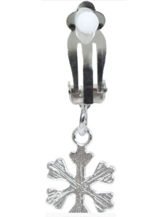 PENDIENTES NAVIDEÑOS CON COPO DE NIEVE 2