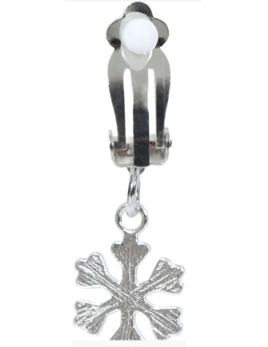 PENDIENTES NAVIDEÑOS CON COPO DE NIEVE
