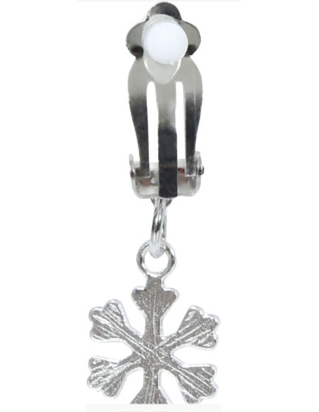 PENDIENTES NAVIDEÑOS CON COPO DE NIEVE