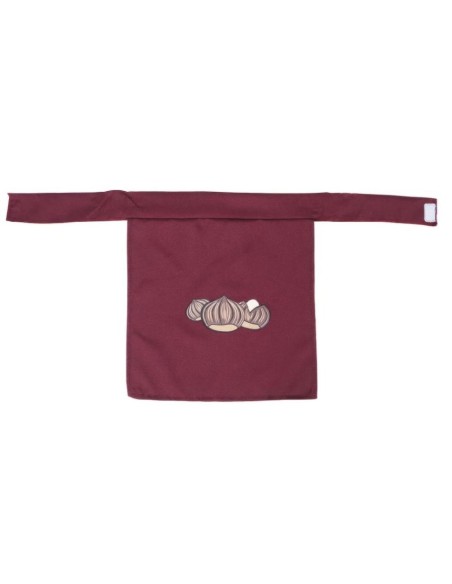 BOINA Y DELANTAL CASTAÑERO MARRÓN INFANTIL