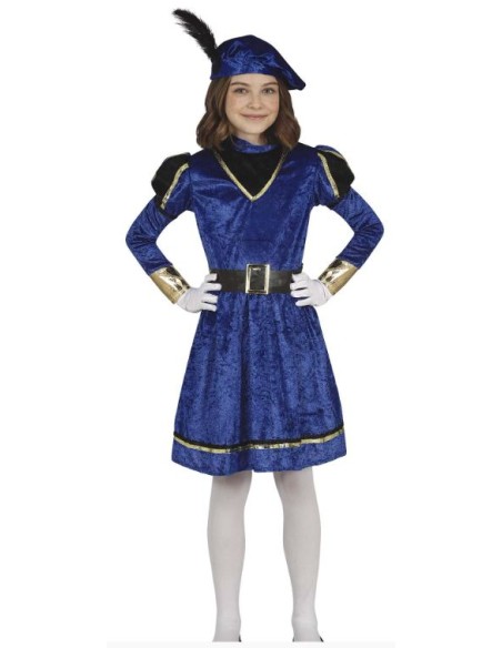 DISFRAZ DE PAJE NIÑA