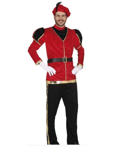 DISFRAZ DE PAJE ADULTO