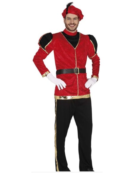 DISFRAZ DE PAJE ADULTO