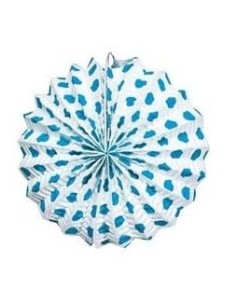 FAROL  ESFÉRICO BLANCO TOPOS 22 CM