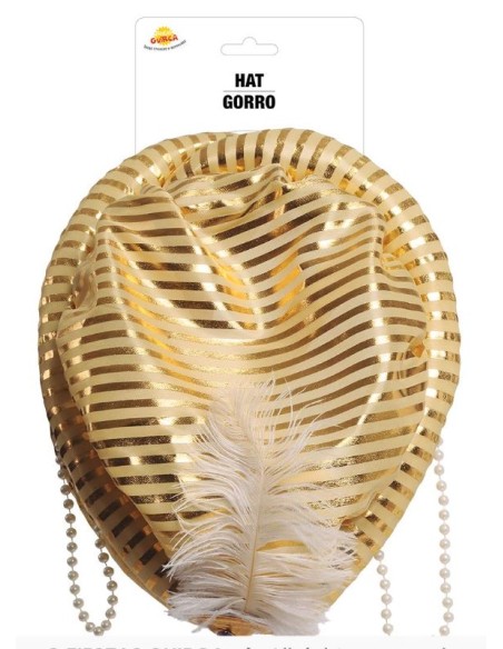 TURBANTE ÁRABE DORADO