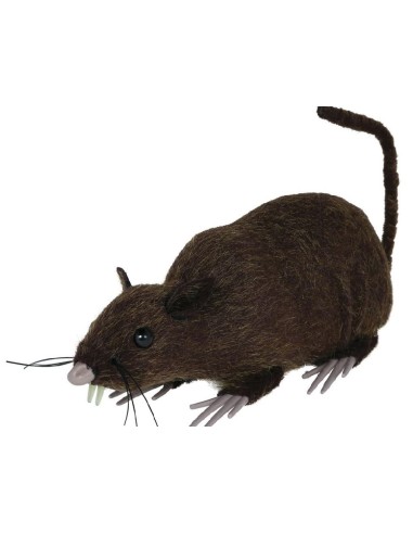 RATA PELUDA MARRÓN 15 CM