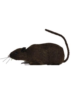 RATA PELUDA MARRÓN 15 CM 2