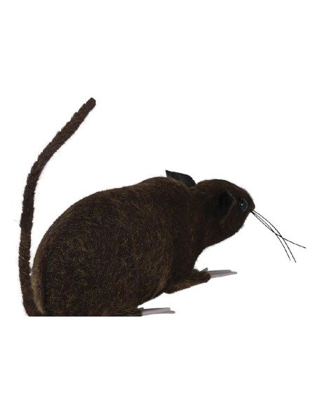 RATA PELUDA MARRÓN 15 CM