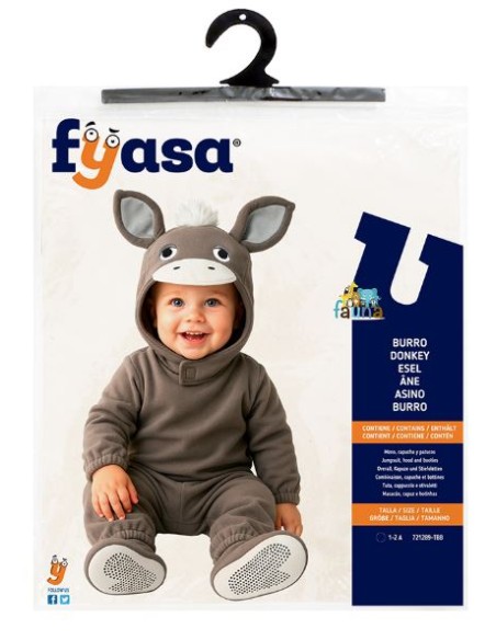 DISFRAZ DE BURRO INFANTIL