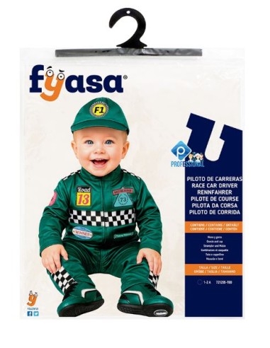 DISFRAZ DE PILOTO DE CARRERAS INFANTIL