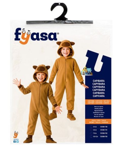 DISFRAZ DE CAPIBARA INFANTIL