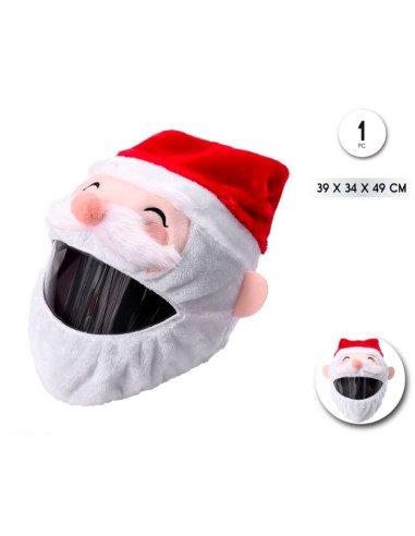 FUNDA PAPÁ NOEL PARA CASCO DE MOTO