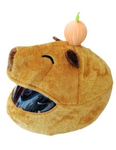 FUNDA CAPIBARA PARA CASCO DE MOTO 2