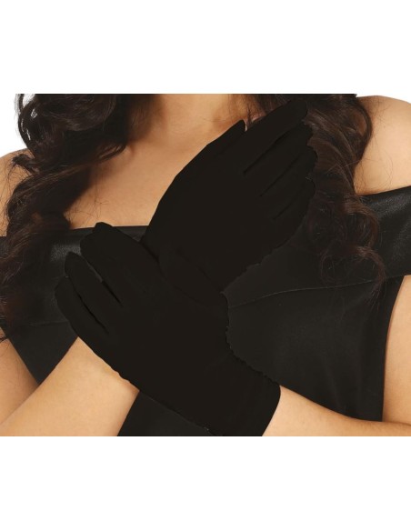 GUANTES NEGROS 20 CM