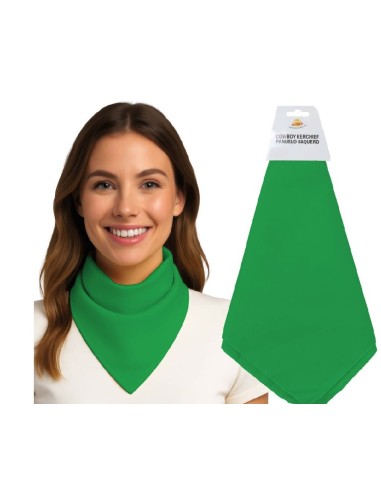 PAÑUELO VERDE 54 X 54 CM