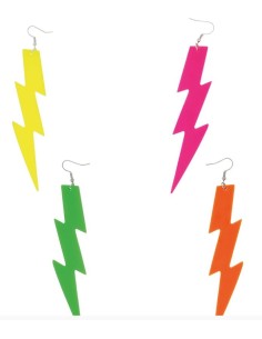 PENDIENTES NEÓN