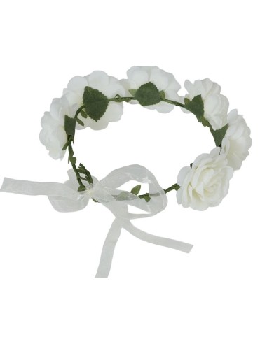 CORONA ROSAS BLANCAS