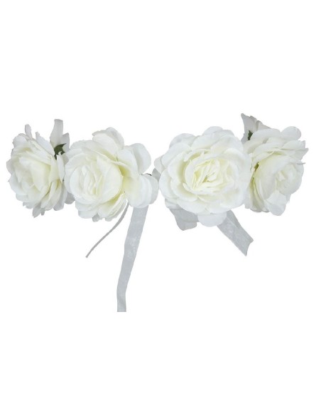 CORONA ROSAS BLANCAS