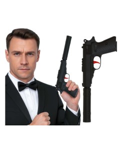 PISTOLA CON SILENCIADOR 29 CM