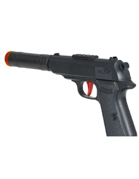 PISTOLA CON SILENCIADOR 29 CM