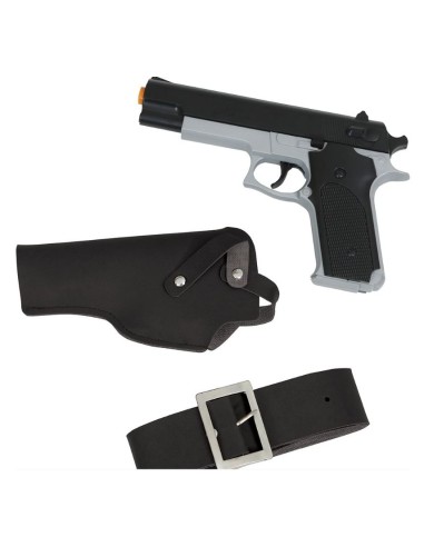 PISTOLA CON CARTUCHERA 22 CM