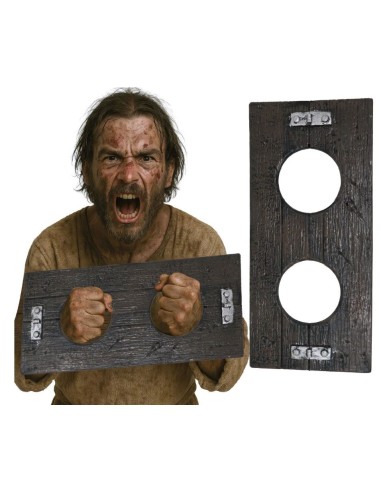 GRILLETES EFECTO MADERA 40 CM