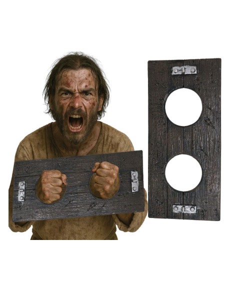 GRILLETES EFECTO MADERA 40 CM