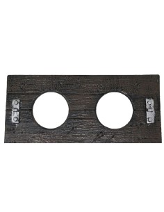 GRILLETES EFECTO MADERA 40 CM 2