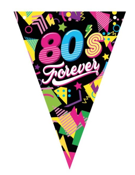 GALLARDETE AÑOS 80 3 MT