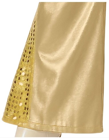 DISFRAZ DISCO ORO/PLATA MUJER