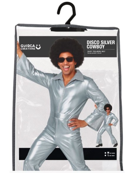 DISFRAZ DISCO ORO/PLATA COWBOY HOMBRE