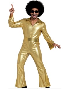 DISFRAZ DISCO ORO/PLATA COWBOY HOMBRE