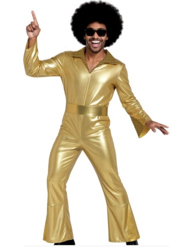 DISFRAZ DISCO ORO/PLATA COWBOY HOMBRE