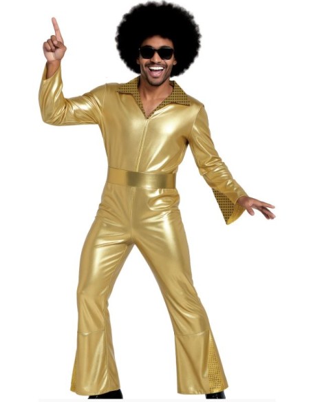 DISFRAZ DISCO ORO/PLATA COWBOY HOMBRE