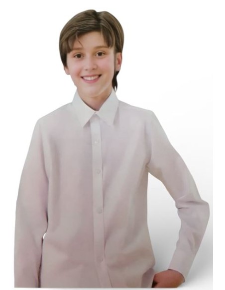 CAMISA BLANCA CON BOTONES INFANTIL